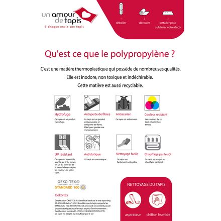 Tapis Carre Boutik Multicolore thumbnail 4
