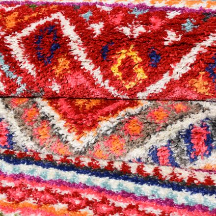 Tapis Noar Rouge, Jaune, Bleu, Orange, Gris thumbnail 3
