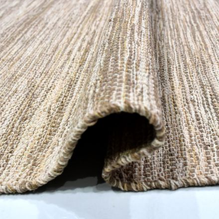 Tapis Uni Chiné 100% Bio Beige thumbnail 2