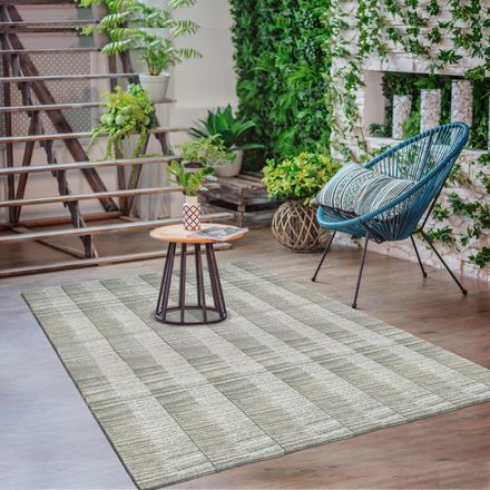 Tapis Banda Relief Gris thumbnail 3