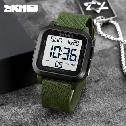 Montre Électronique Réveil Led Lumineux Étanche Sport thumbnail 2