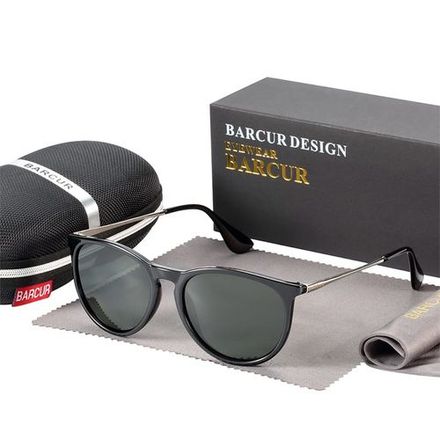 Lunettes de Soleil Métal Cadre Lunettes Polarisées Protection Uv400 thumbnail 2