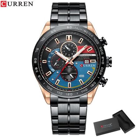 Hommes Montre Mode Hommes Montres à Quartz Étanche thumbnail 1