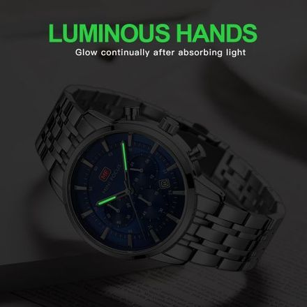 Montre Homme Chronographe Haute Qualité thumbnail 2