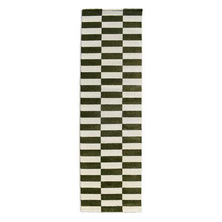 Tapis de couloir danyo crème, vert thumbnail 2