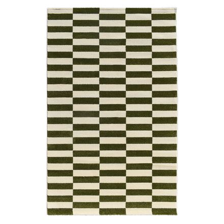 Tapis Danyo Crème, Vert thumbnail 1