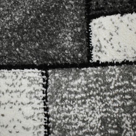 Tapis Brillance Geometrique Gris thumbnail 3