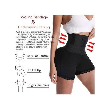 2 en 1 Sexy dentelle Shapewear femmes taille formateur bout à bout corps Shaper thumbnail 4