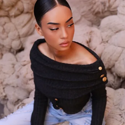 Top en Maille Bustier avec Fronces thumbnail 6