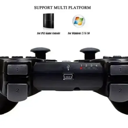Manette Bluetooth Sans Fil Gamepad Compatible Avec Playstation 3 Ps3 - Ordinateur Pc - Tv Box - Smart Tv thumbnail 2