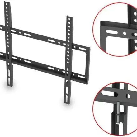 Support TV Mural - Fixe - 26-63 - Acier Laminé - Charge Max 50 kg thumbnail 4