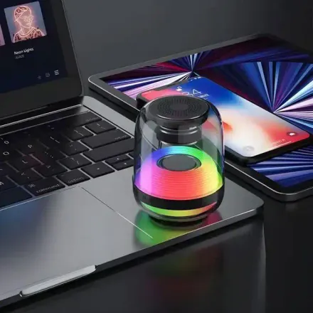 Haut-parleurs Bluetooth Portable avec son HD, Éclairage RGB, Mini Speaker thumbnail 3