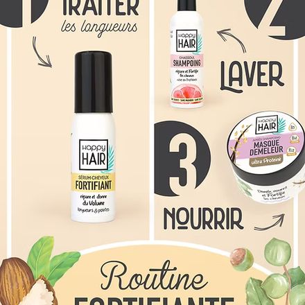 Routine Fortifiante pour des Cheveux en Volume et sans Fourches thumbnail 3