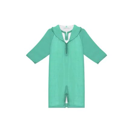 Jellaba Turquoise pour Fille thumbnail 1