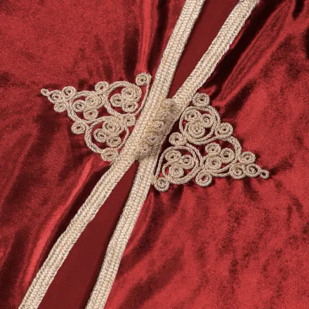 Grenouillère - bordeaux royal pour bébé avec selham thumbnail 3