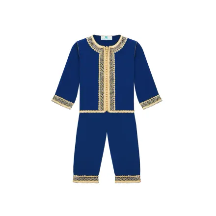 Jabador - Bleu Marine pour Enfant avec Selham thumbnail 4