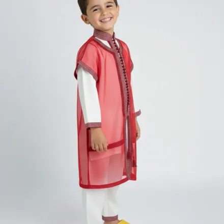 Jabador - Blanc Bordeaux pour Enfant thumbnail 1