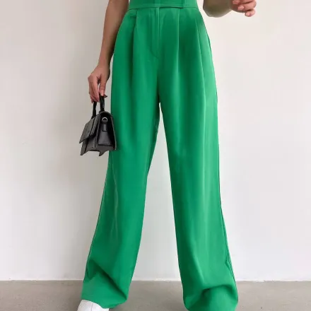 Pantalon Palazzo Avec Scratch thumbnail 3