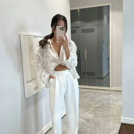 Pantalon Palazzo Fluide thumbnail 1