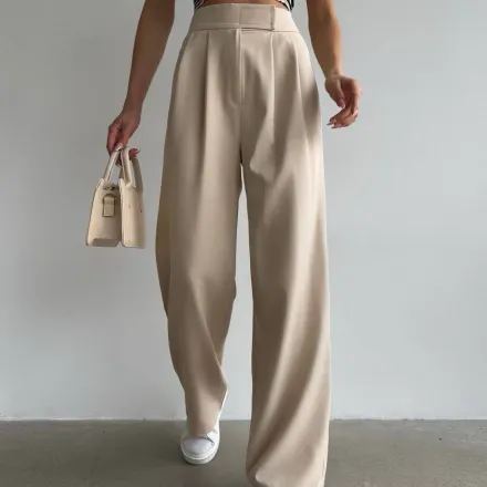 Pantalon Palazzo Avec Scratch  thumbnail 1