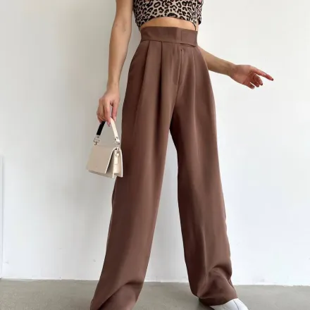 Pantalon Palazzo Avec Scratch thumbnail 1