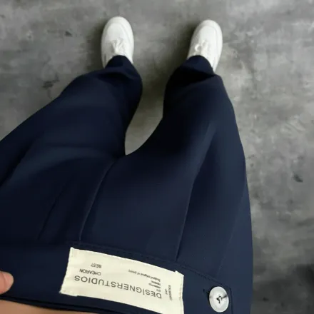 Pantalon Palazzo à Détails Boutonnés thumbnail 1