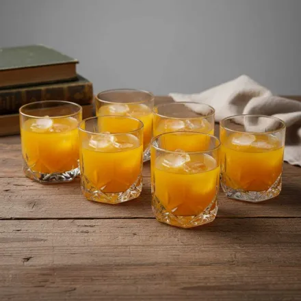 Lot de 6 Verres Eau ou Jus en Cristallin T thumbnail 2