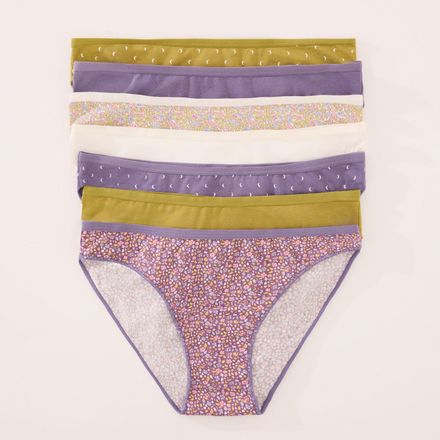 Lot de 7 Culottes Classiques en Coton aux Imprimés Mixtes thumbnail 3