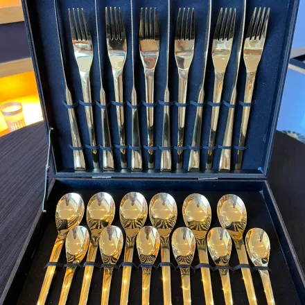 Ménagère 24 pièces – Amsterdam Gold (pour 6 personnes) thumbnail 4