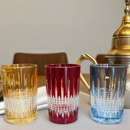 6 Verres à thé Bellar Julia en cristal St Louis thumbnail 4