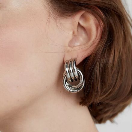 Boucles D'oreilles Plaqué Or Ogn073-2 thumbnail 2