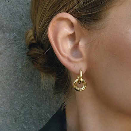 Boucles D'oreilles Plaqué Or Ogn114-1 thumbnail 3