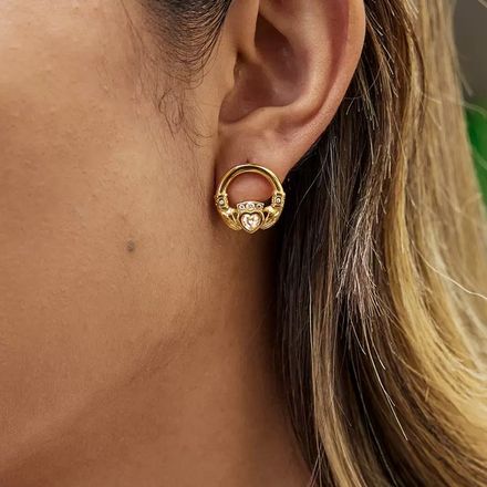 Boucles D'oreilles Plaqué Or Ogn125 thumbnail 2