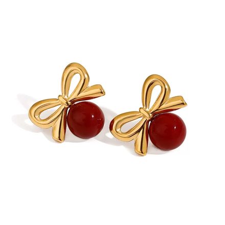 Boucles D'oreilles Plaqué Or Ogn127 thumbnail 1