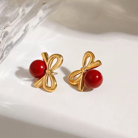 Boucles D'oreilles Plaqué Or Ogn127 thumbnail 3
