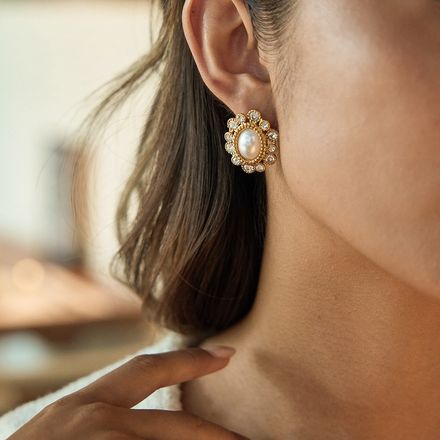 Boucles D'oreilles Plaqué Or Ogn130 thumbnail 3