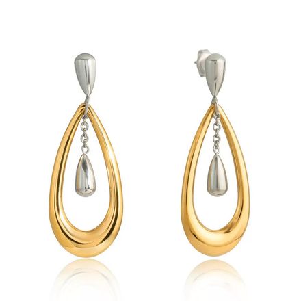 Boucles D'oreilles Plaqué Or Ogn132 thumbnail 1