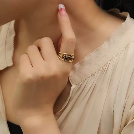 Bague Tendance au Style Raffiné Rgn026 thumbnail 2
