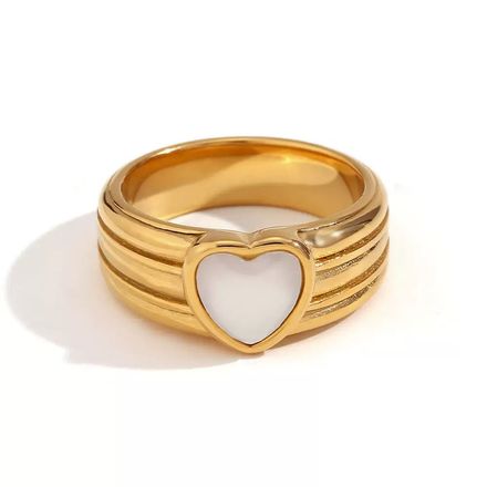 Bague Plaqué  Or Rgn038 thumbnail 1