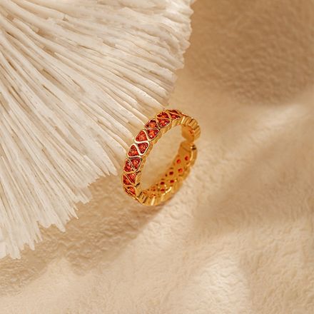 Bague Plaqué  Or Rgn065-1 thumbnail 3