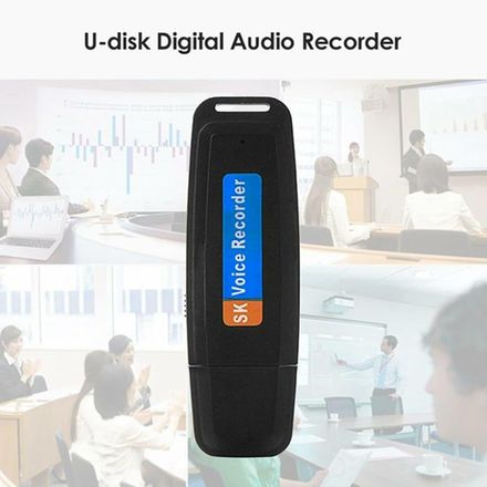 Mini Enregistreur Vocal Numérique Hd Rechargeable Par Usb thumbnail 2