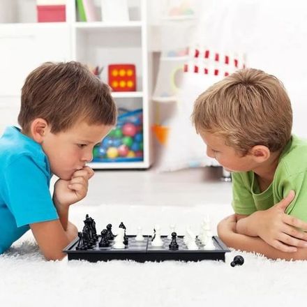 Jeu Déchecs 3 En 1 Pour Enfants Et Adultes, Jeu De Backgammon Avec Échiquier thumbnail 2