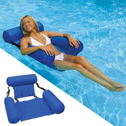 Chaise Flottante De Natation, Sièges De Piscine Pliables, Chaises Gonflables thumbnail 1