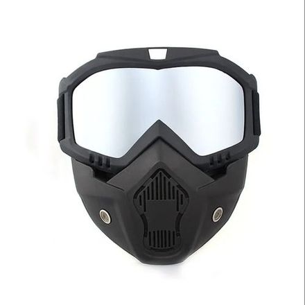 Masque De Lunettes De Moto Avec Filtre Buccal thumbnail 2