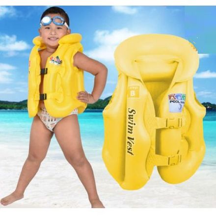 Gilet de bain pour piscine pour enfant à gonflable, gilet sécurité thumbnail 2