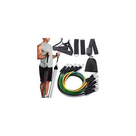 Bandes De Résistance Pour L'entraînement, Bandes Élastique Fitness Gym 11 Pcs thumbnail 2