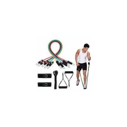 Bandes De Résistance Pour L'entraînement, Bandes Élastique Fitness Gym 11 Pcs thumbnail 4