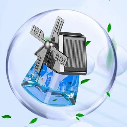 Désodorisant De Voiture Avec Moulin À Vent, Désodorisant À Énergie Solaire thumbnail 3
