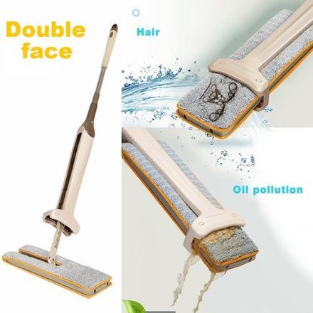 Balai De Nettoyage De Sol Avec Serpillière En Microfibre Pour Cuisine, Maison thumbnail 2