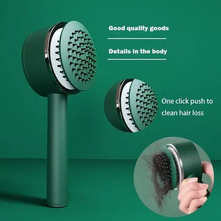 Brosse À Cheveux Avec Fonction De Massage Intégré - Peigne Démêlant Antistatique thumbnail 4